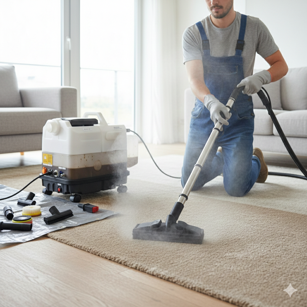 Nettoyeur Vapeur Multi-Fonction – Machine Chauffante pour Tapis et Canapés