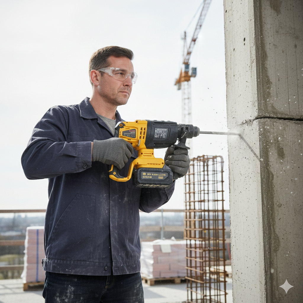 GENERIC PERCEUSE À PERCUSSION ÉLECTRIQUE AVEC  2 BATTERIES