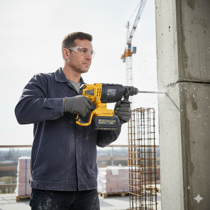 GENERIC PERCEUSE À PERCUSSION ÉLECTRIQUE AVEC  2 BATTERIES