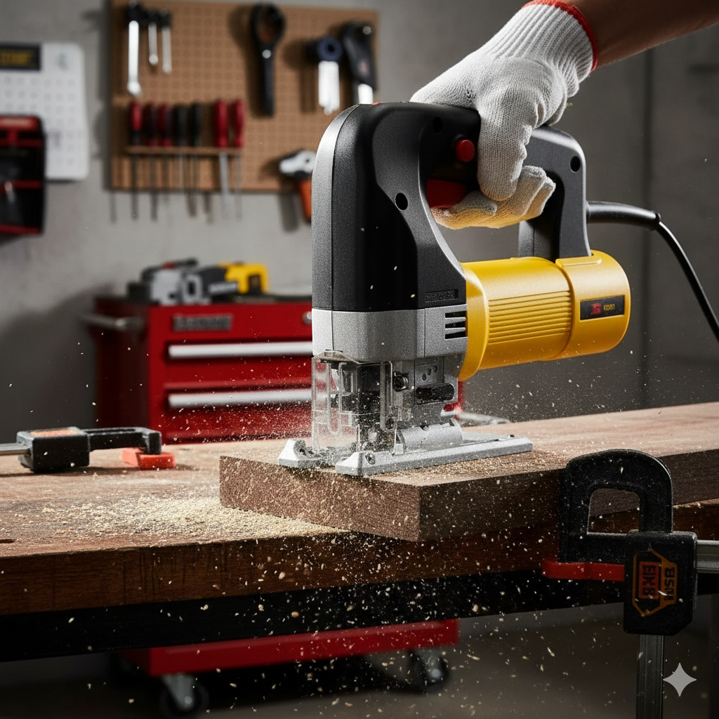 SCIE SAUTEUSE PERSANE 600 W À BOIS