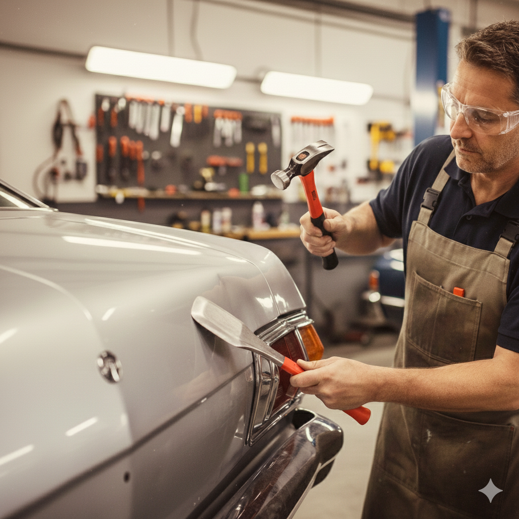 Outil de reparation de carosserie