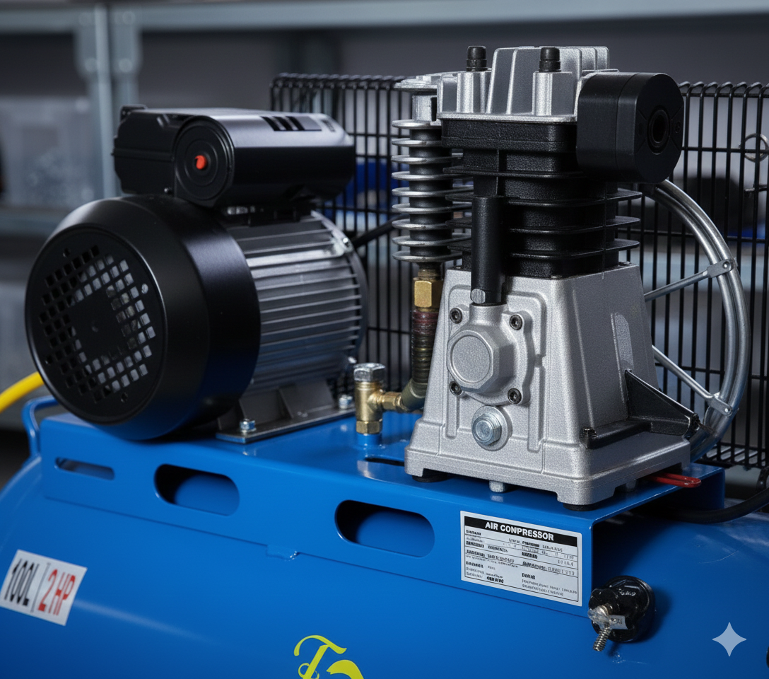 Compresseur d’air 100 L 2hp Couroie