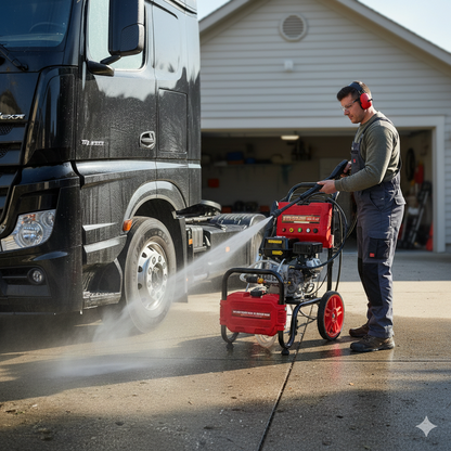 Nettoyeur Haute Pression à Essence KRAFTMÜLLER – 180 Bar / 4,1 kW
