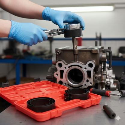 Kit professionnel 7 pièces – Compresseur de segments de piston