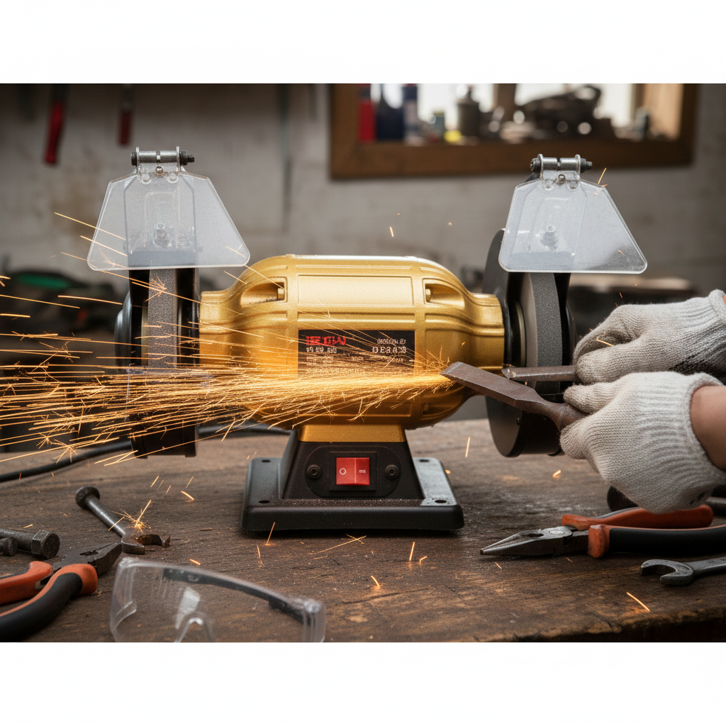 Meuleuse d’établi a piere