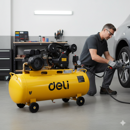 Compresseur d'air DELI 2200W 100L/220V