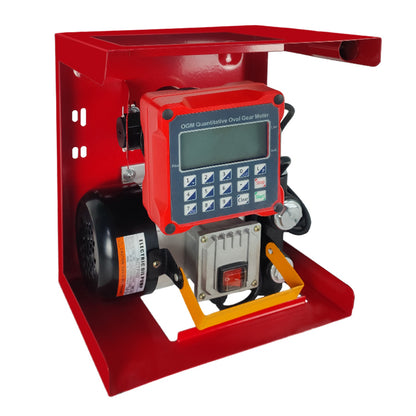 pompe de transfert électrique  avec un compteur digital pour le gasoil, l'huile et le carburant
