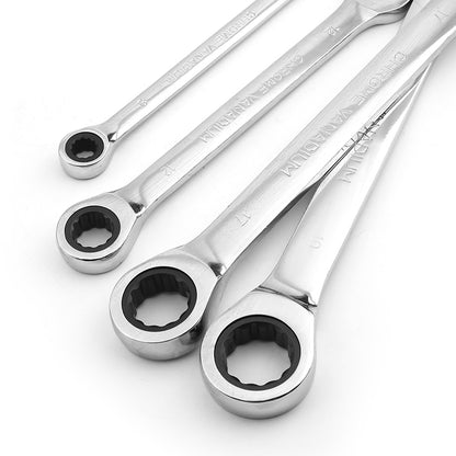 Jeu de Clés à Cliquet Universelles 7 Pièces – Clés à Fourche Ouverte pour Raccords et Tubes