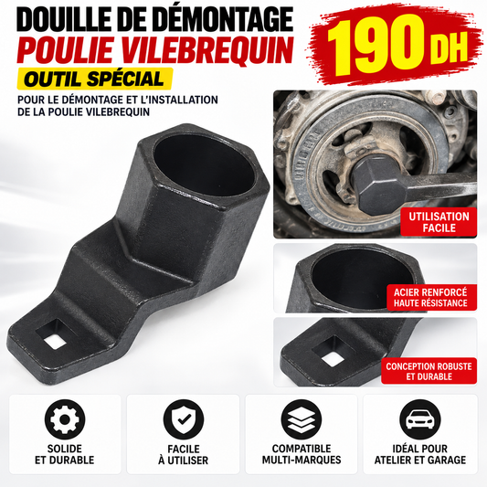 YZ-9005 OUTIL POULIE VILEBREQUIN HONDA