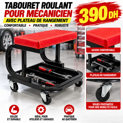 chaise de Mécanicien Velar avec Rangement Pratique WJS-027