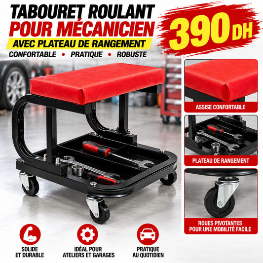 chaise de Mécanicien Velar avec Rangement Pratique WJS-027