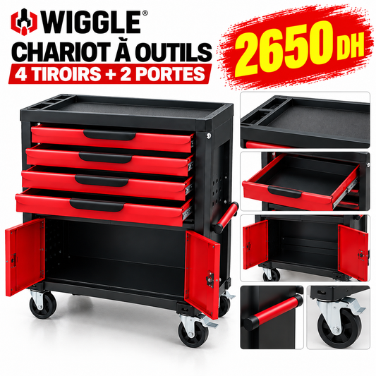 Servante a outil 4 tiroirs WJS-T0401 VIDE