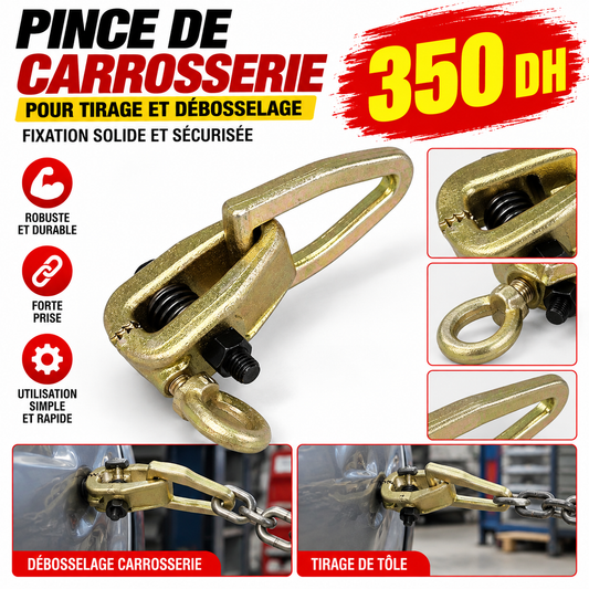 PINCE DE TRACTION AUTO SERRANTE 2 FONCTIONS CARROSSERIE YZ-3348B