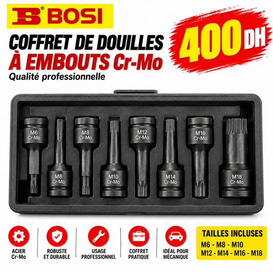 JEU DE DOUILLE LONG A IMPACT BS365810C