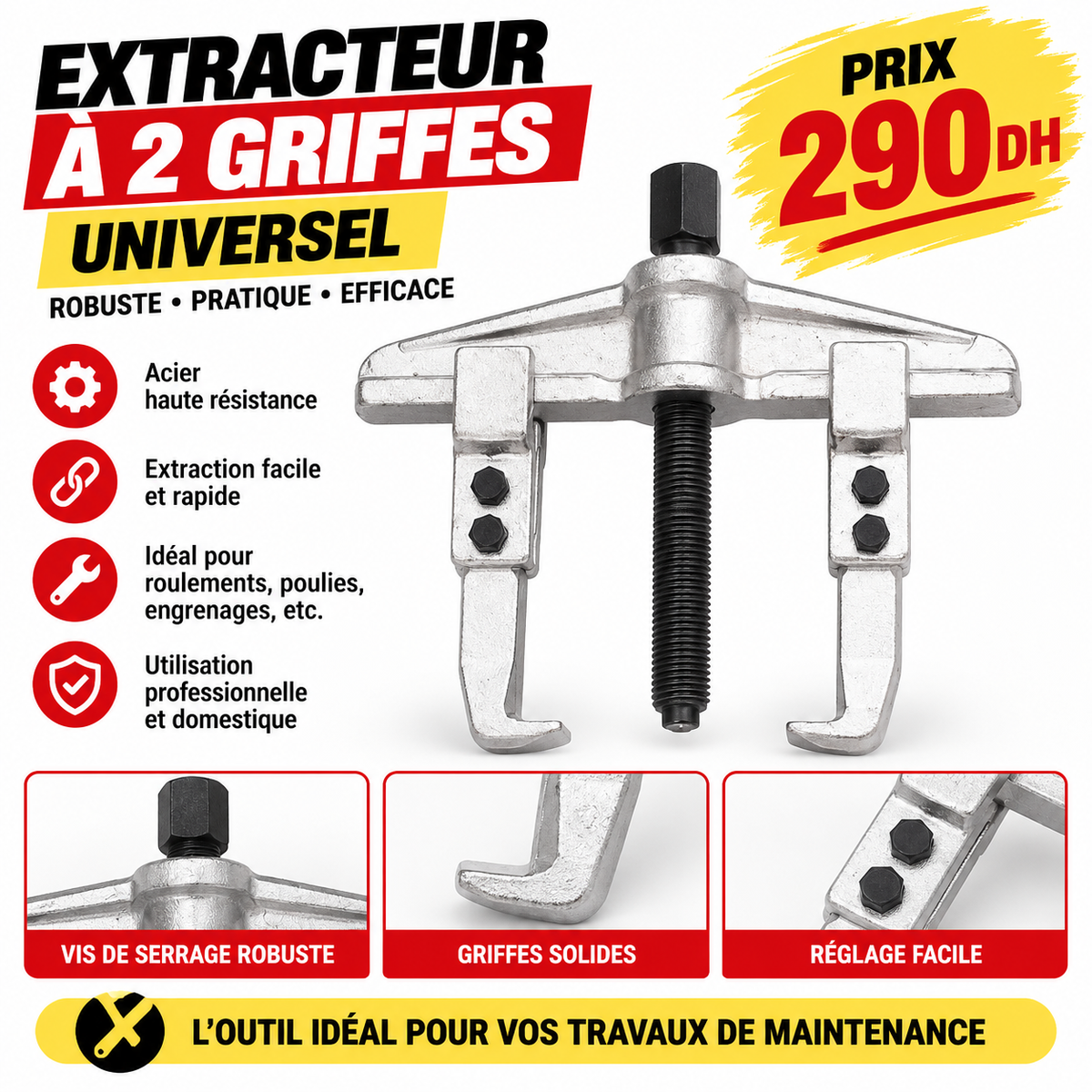 Extracteur 02 bras BS529801