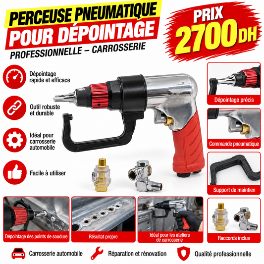 Perceuse Pneumatique pour Dépointage de Soudure – Machine Spot Weld 6.5 mm / 8 mm YZ-3275