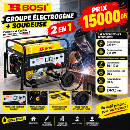 groupe électrogène saudage  BS663621