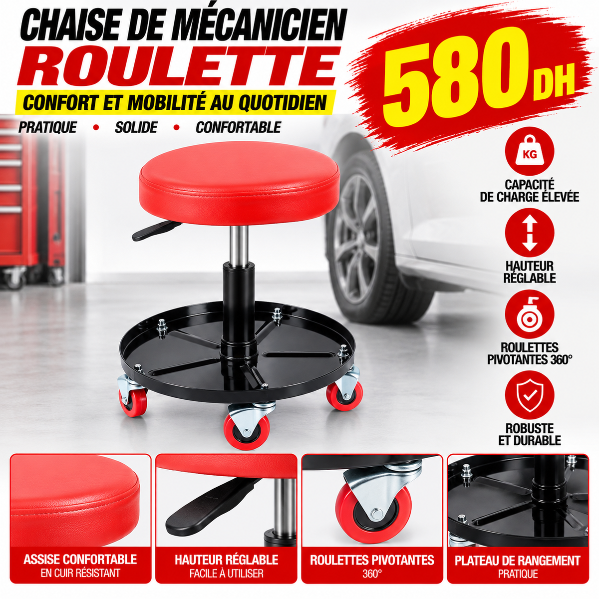 Chaise de Mécanicien ronde YZ-023-27