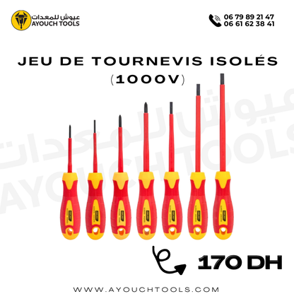 Jeu de tournevis isolés 6 pcs (1000V)