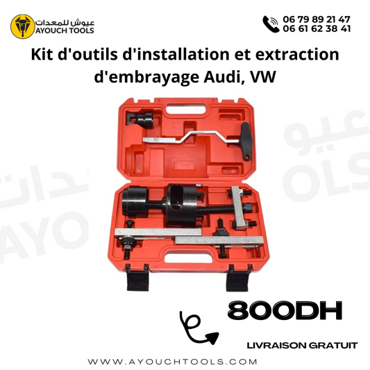 Kits d'outils d'installation et extraction d'embrayage