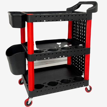 chariot plastique  mobile de detailing YB023-28