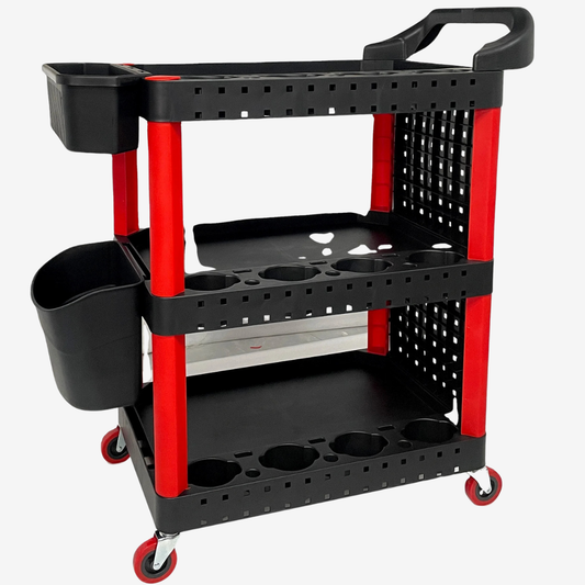 chariot plastique  mobile de detailing YB023-28