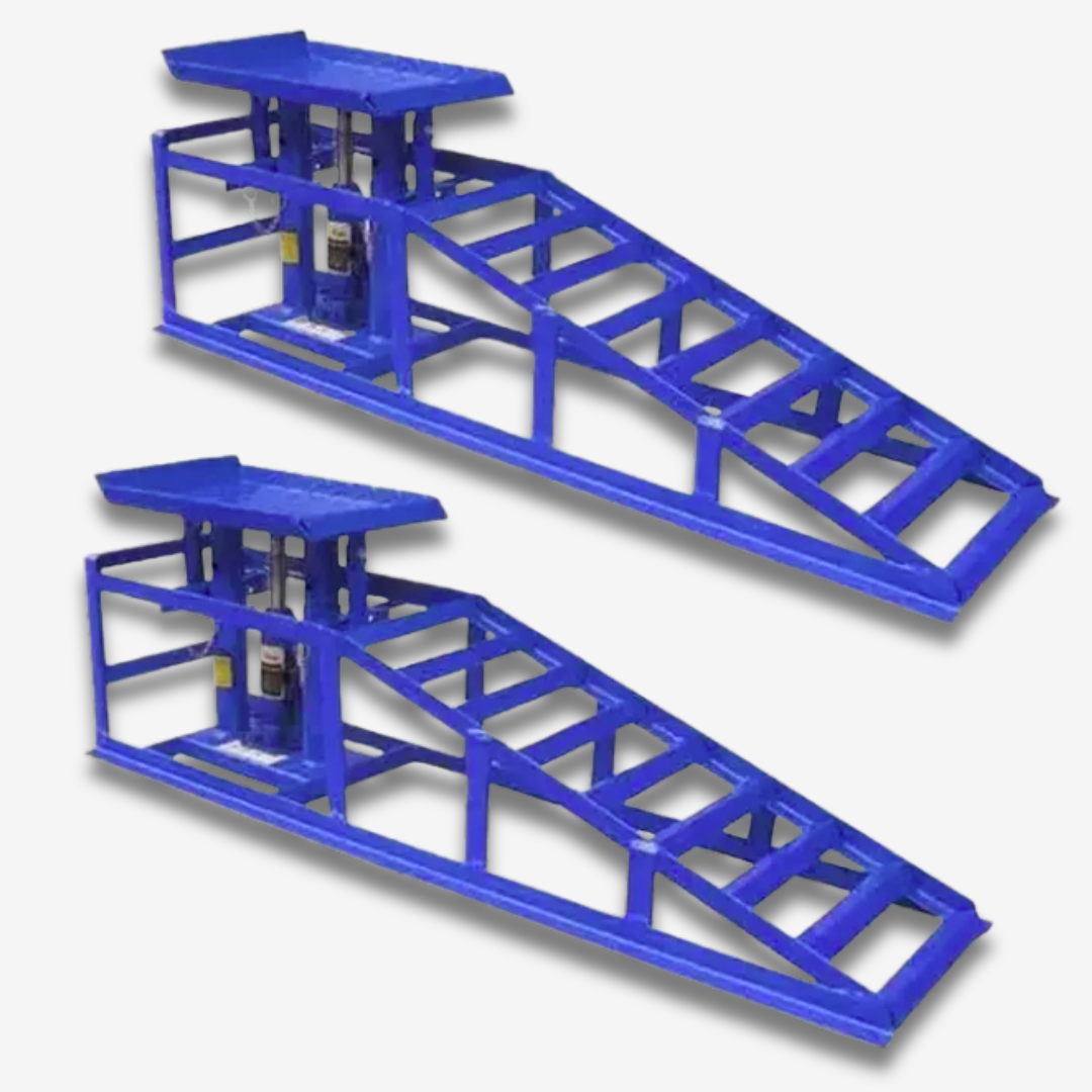 Paire rampes hydrauliques bleu YZ2004A