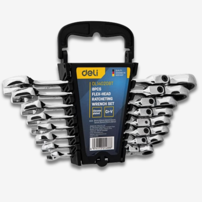 8 clés à cliquet à double usage DL140108T