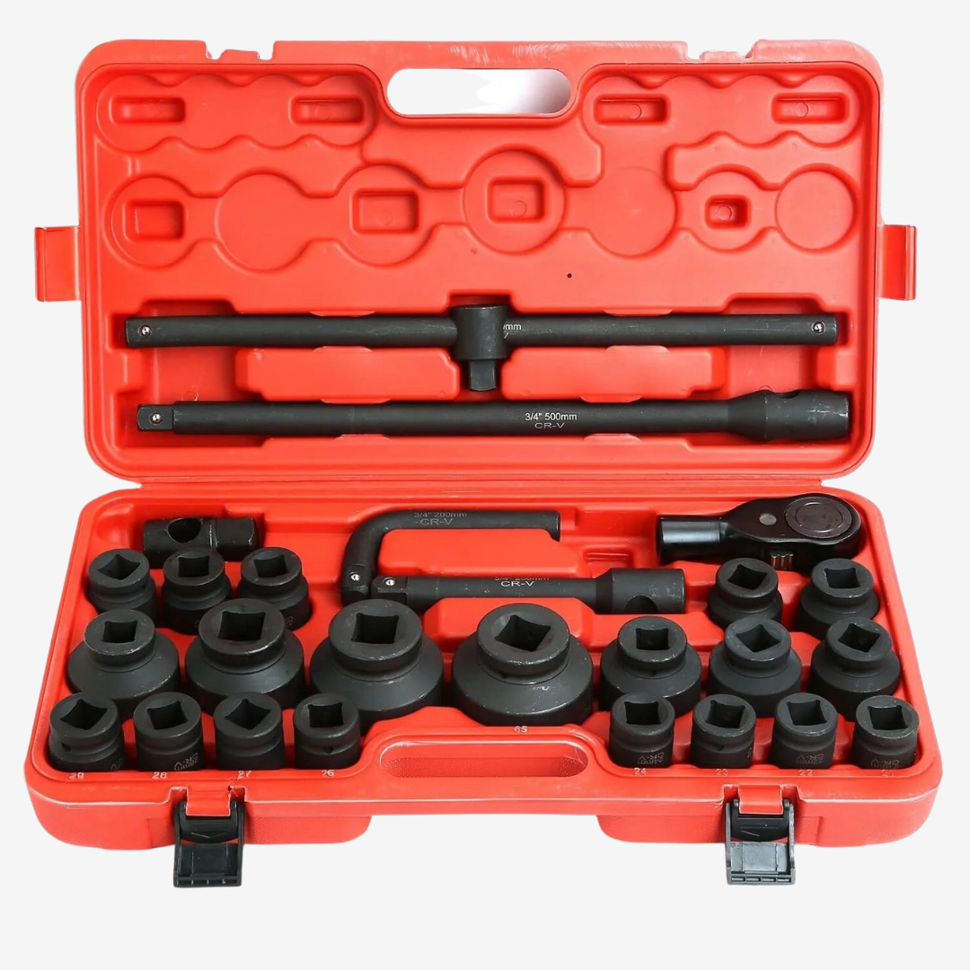 Coffret cliquet poids lourds 27Pcs