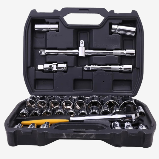 Ensemble de clés à douille et à œillets DELI 1/2" 32 pièces DL1032