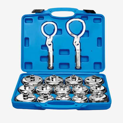 Jeu de clés pour filtre à huile de type épaississant 16 PCS