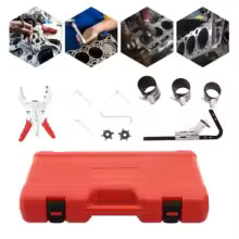 Kit Outils Segments de Piston 50–100 mm – Compresseur, Pince & Nettoyeur de Gorges