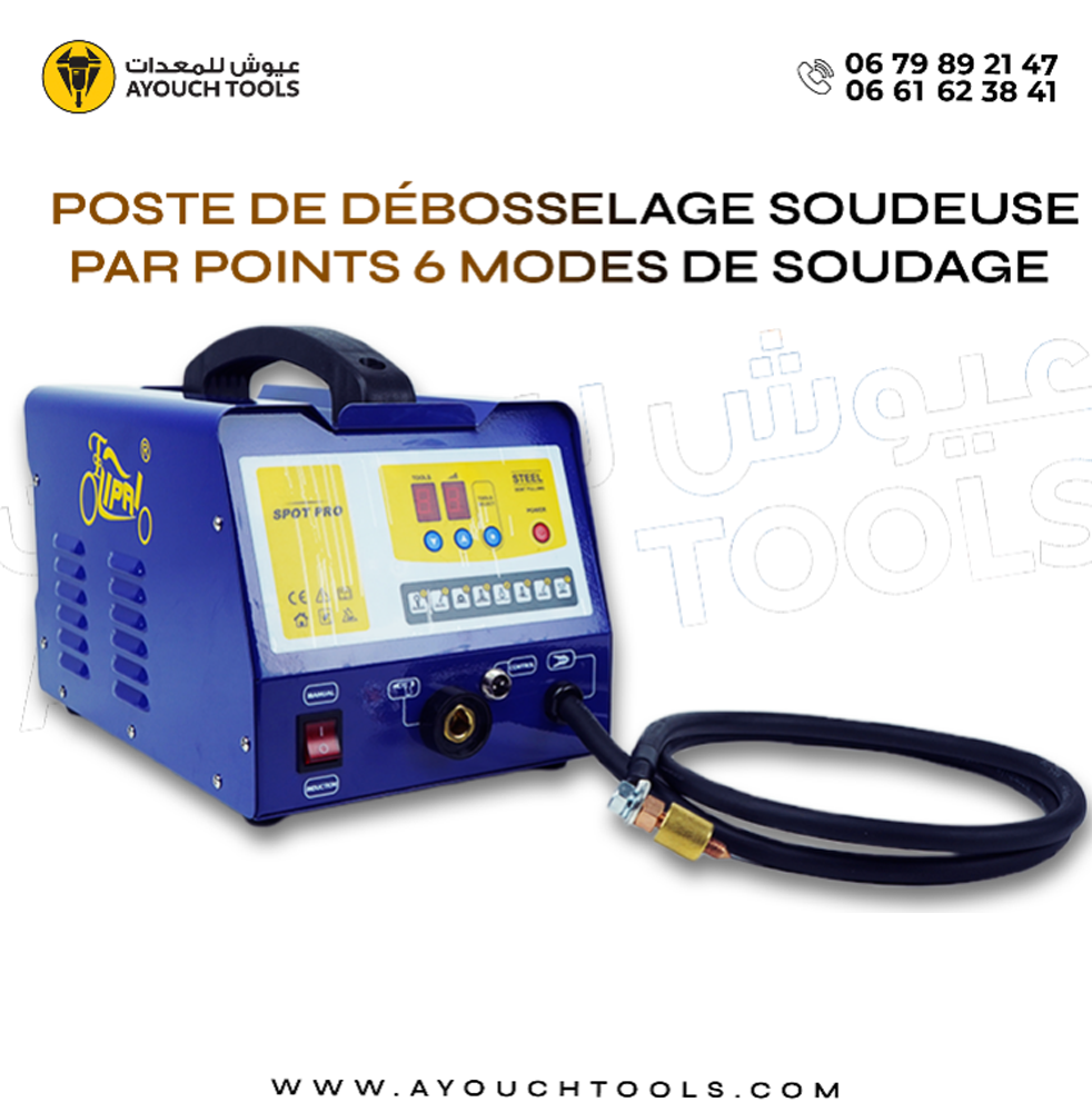 Poste de Débosselage Soudeuse par Points 6 Modes