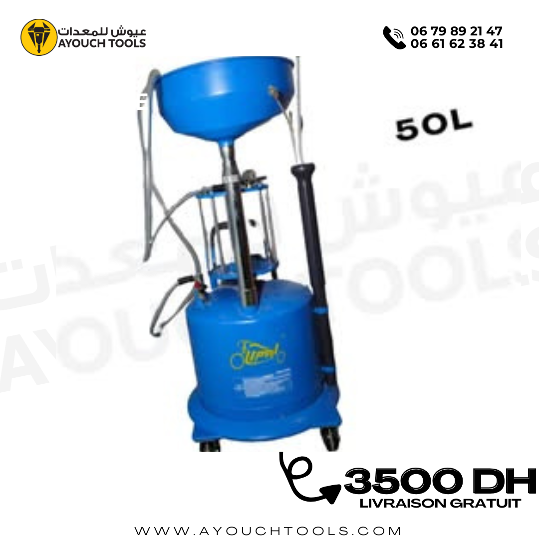 Pompe à vidange d'huile lipal 50L