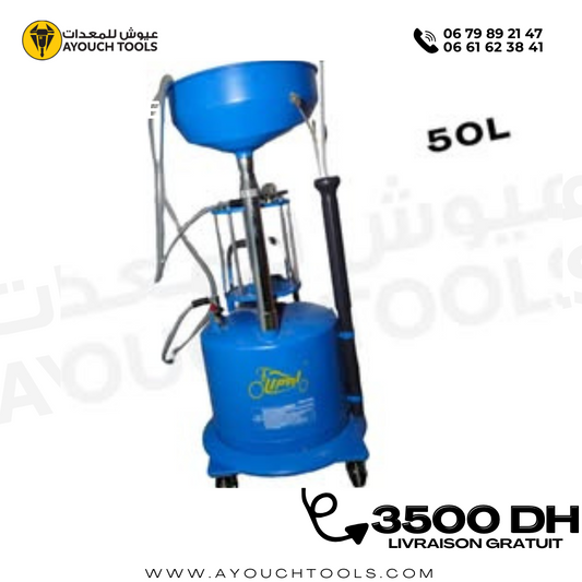 Pompe à vidange d'huile lipal 50L