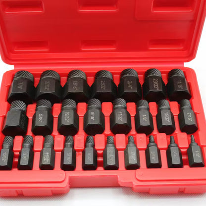 Coffret Extracteurs de Vis 25 Pièces – Retrait Boulons Abîmés