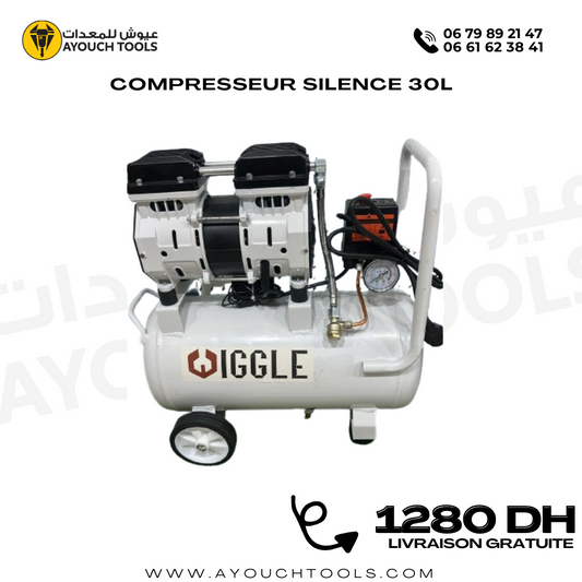 compresseur silence 30L