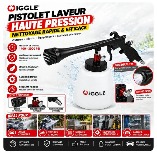 YB-024-1 PISTOLET LAVEUR HAUTE PRESSION 1400-3000 PSI