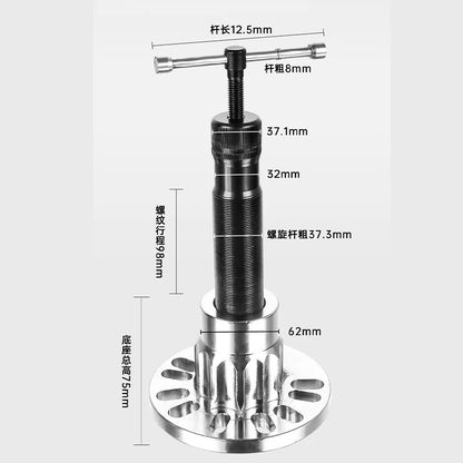 Extracteur hydraulique d'essieu et moyeu de roue GTYPRO – 10 tonnes, pour moyeux à 4 et 5 boulons