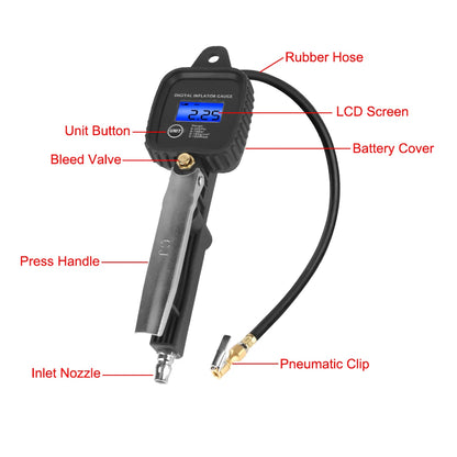 Gonfleur Pneus Digital 100 PSI – WIGGLE