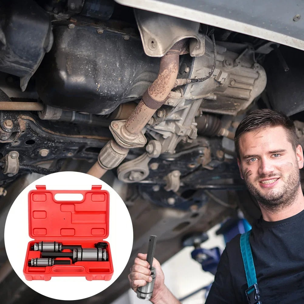 Kit d’extension de tuyau d’échappement 3 pièces – Outil d’expansion pour tubes de 1-1/8" à 3-1/2"