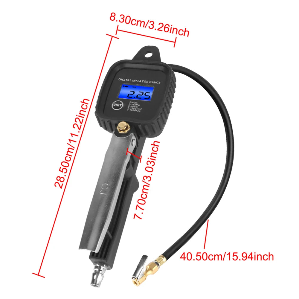 Gonfleur Pneus Digital 100 PSI – WIGGLE