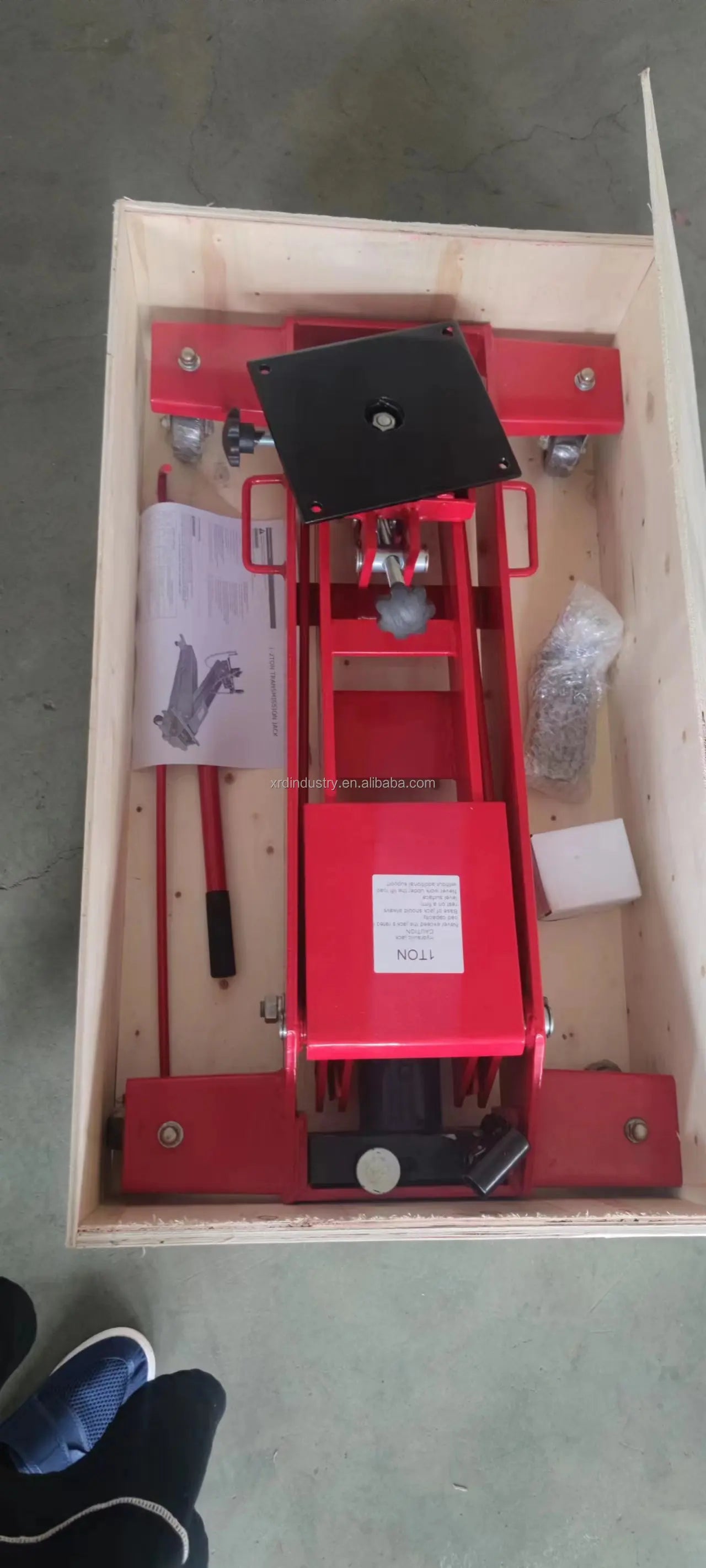 Cric de service 0,5T / Cric de transmission au sol robuste avec certification CE