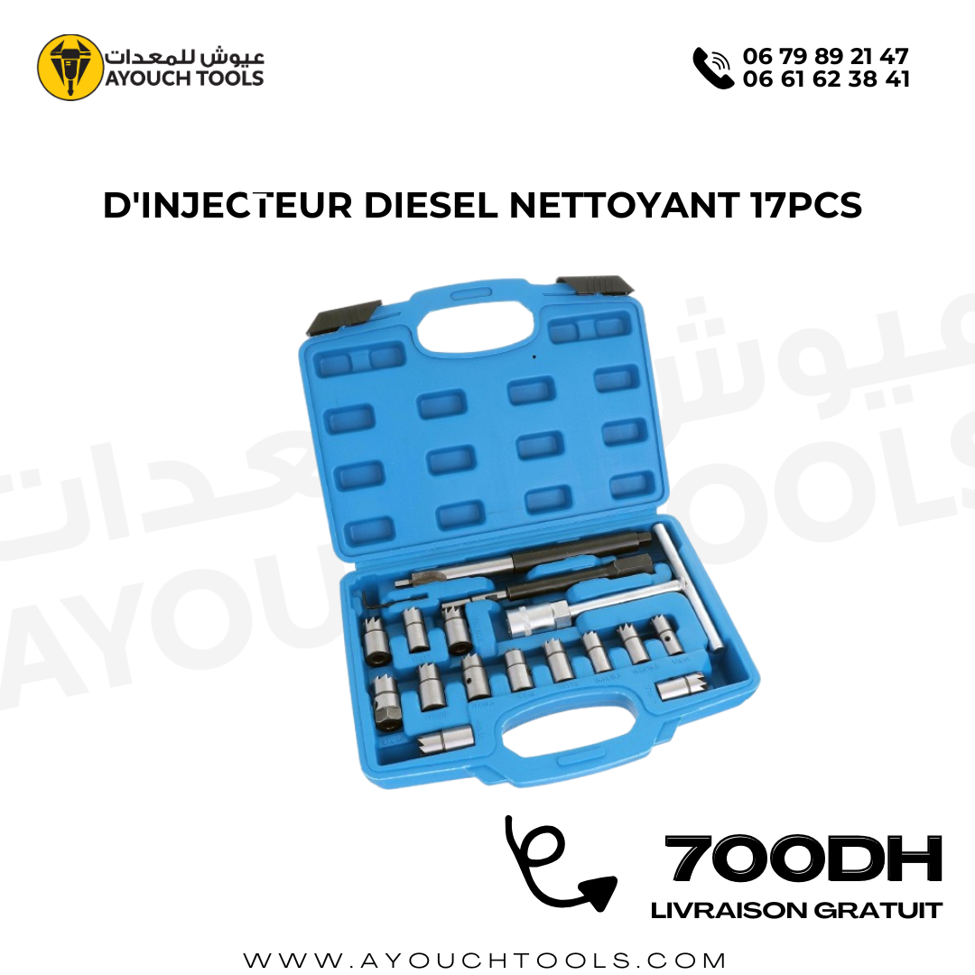 D'INJECTEUR DIESEL NETTOYANT 17PCS